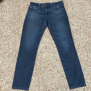 AG high rise skinny jeans